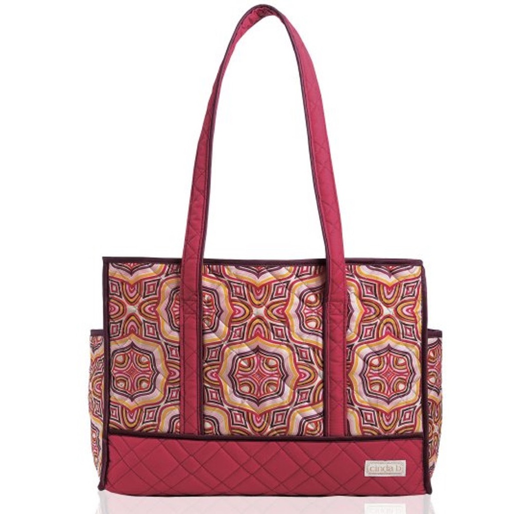 Cinda B Market Tote in Amore color